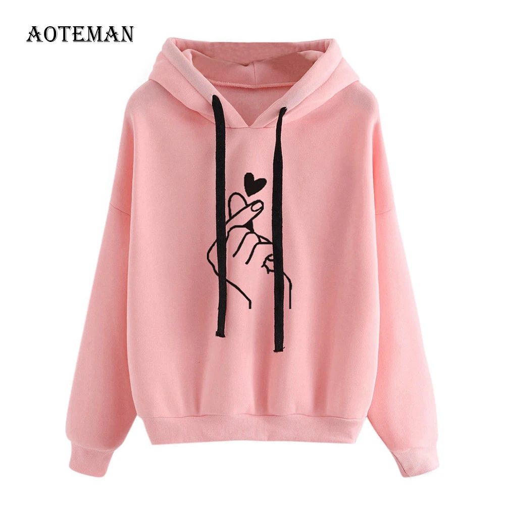Женские толстовки с капюшоном Женская Толстовка 2020 повседневные однотонные