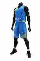 new men set basketball jerseys and shorts with pocket sport team original camisa basketball uniform man clothes 292029