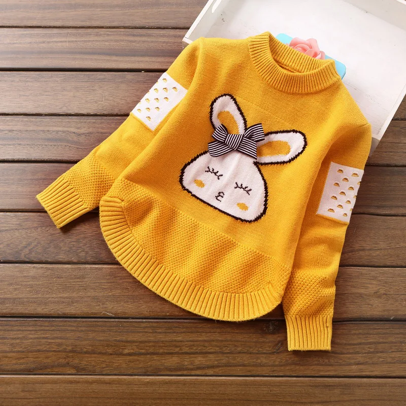 

new arrived winter Children sweater Girl clothes kids baby Knitted coat wholesales 0-8year 4color
