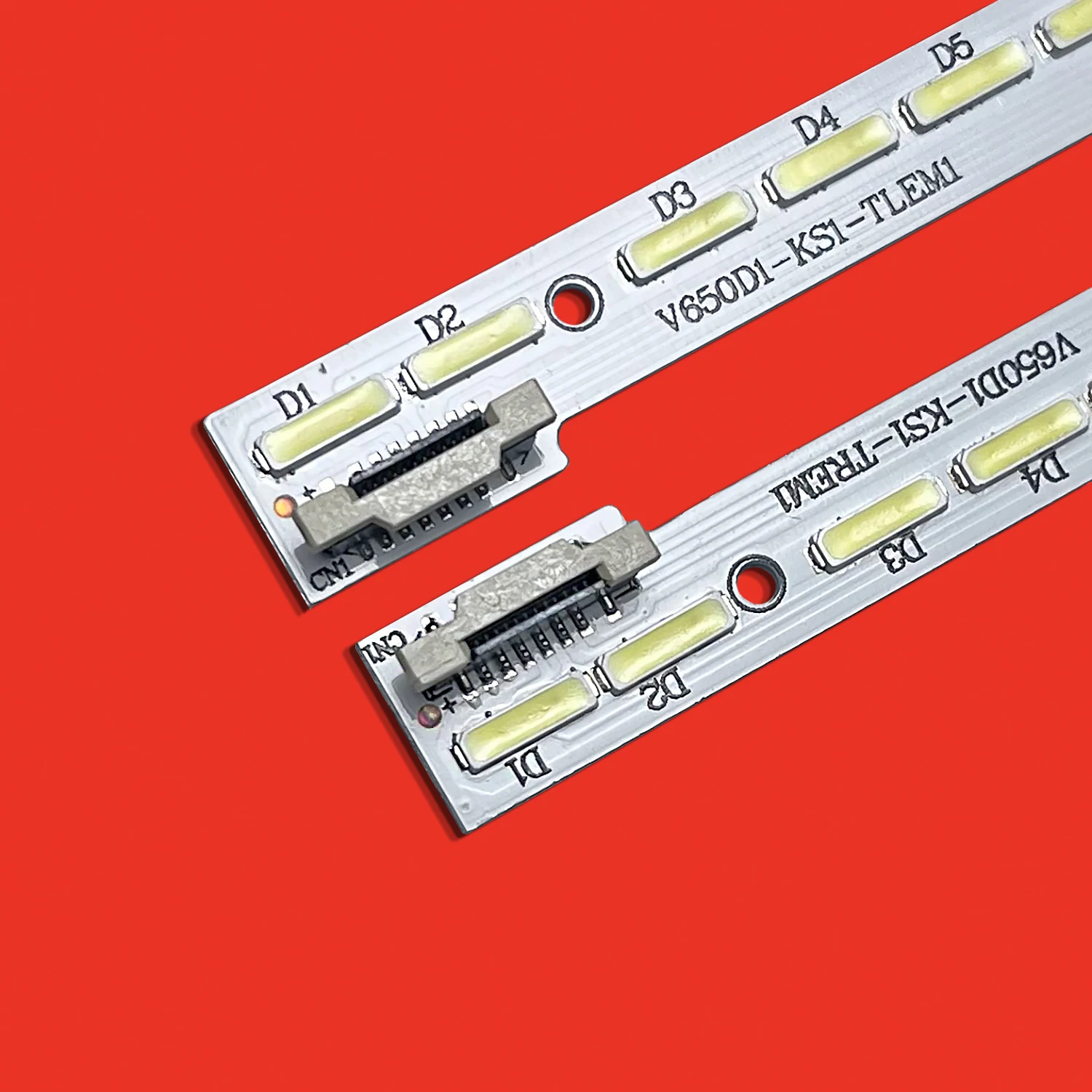 New LED Backlight Strip For 65" TV V650D1-KS2-TLEM1 V650D1-KS2-TREM1 48LEDS 402MM