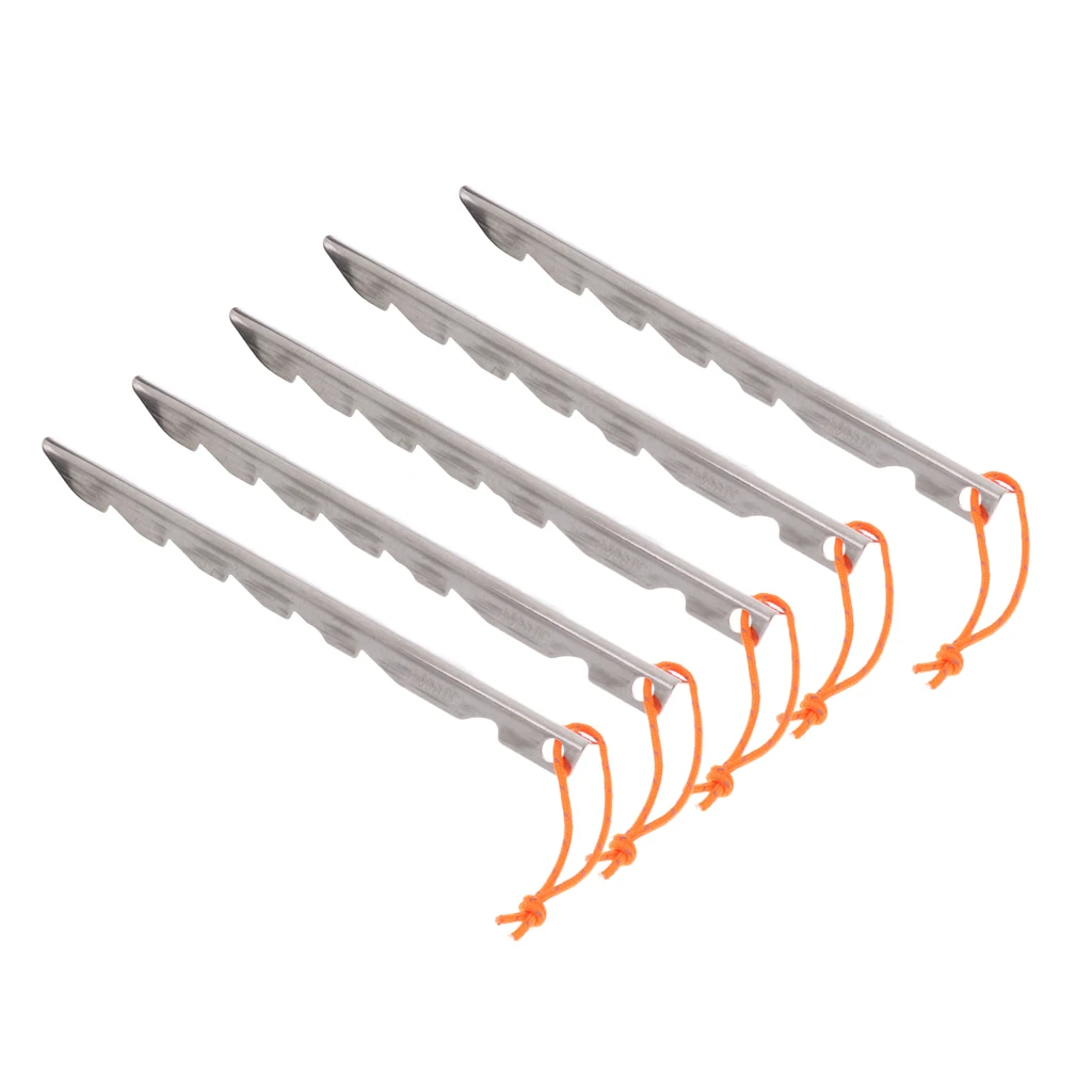 5 шт. V образный сверхмощный тент для тента колышек с веревкой снега песка