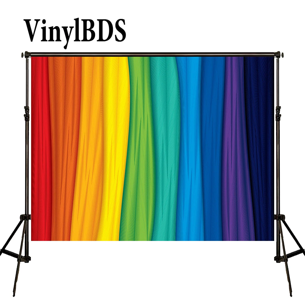 

VinylBDS Backdrops Rainbow Birthday Backdrop Party Backdrops Children Tapestry Photography Backdrop Newborn Background