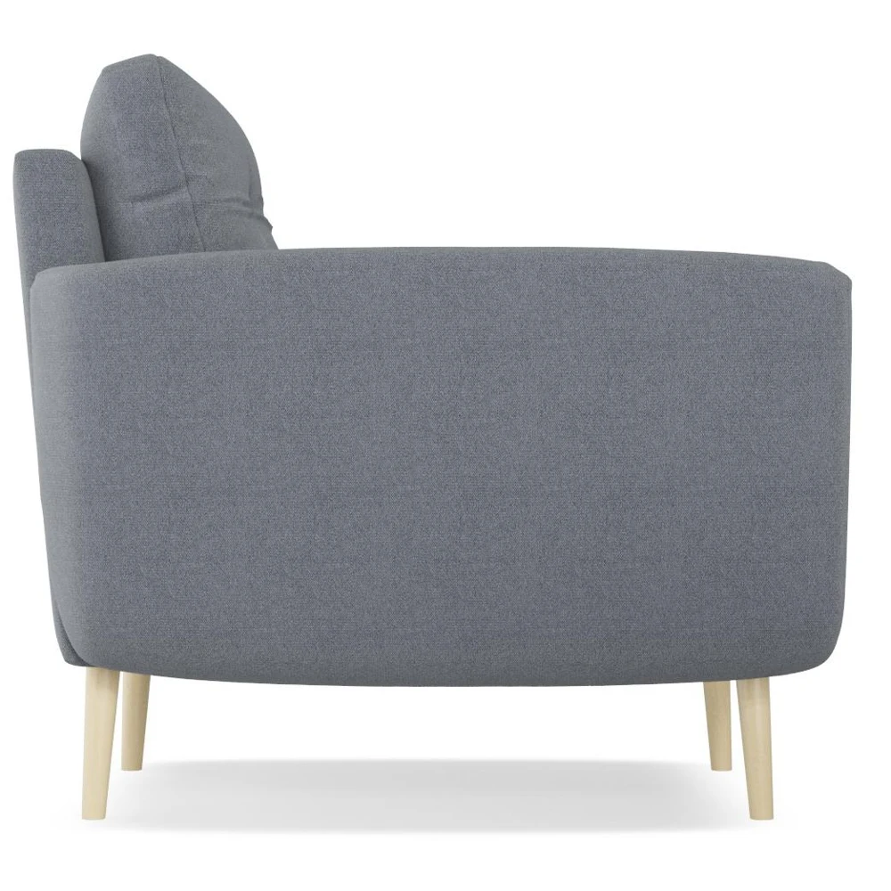 Armchair Smart Norfolk Gray Chair armchair furniture home living room Wood Textile Chairs | Мебель