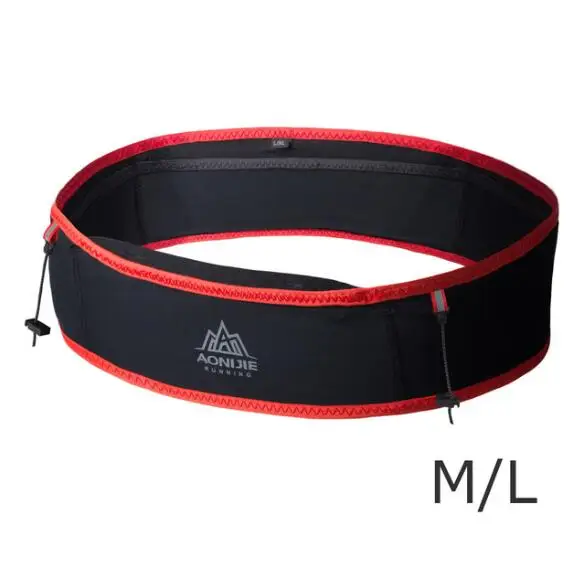 Black Red ML AONIJIE ремень для бега спортивная сумка водостойкая поясная сумка для бега на открытом воздухе марафон Трейл гоночный тренировочный для мужчин и женщин - Цвет: Black Red ML