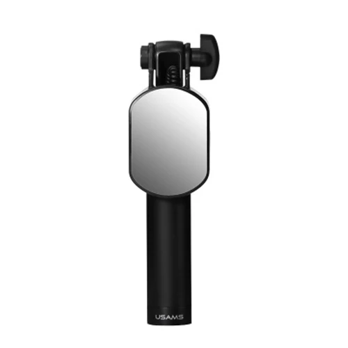 Black Selfie Stick USAMS Мини Bluetooth беспроводной селфи-палка провод-контроль светодиодный 3,5 мм проводной селфи-палка светодиодный свет селфи-палка для iPhone samsung - Цвет: Black Selfie Stick