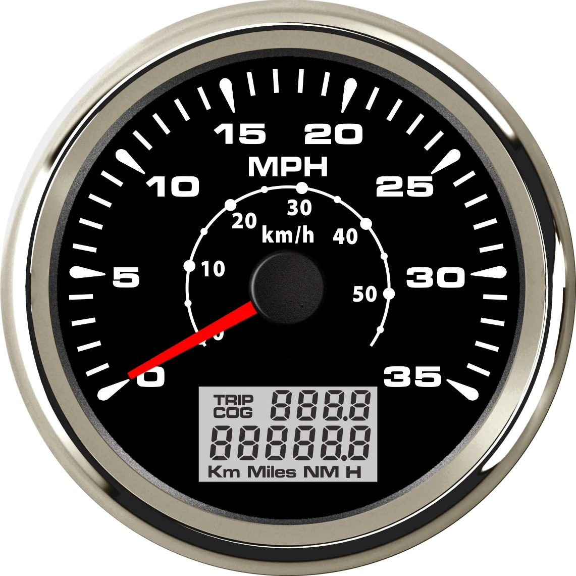 Автомобильный Грузовик Лодка GPS Спидометр 0-35MPH 0-55 км/ч одометр пробег подсветка 85