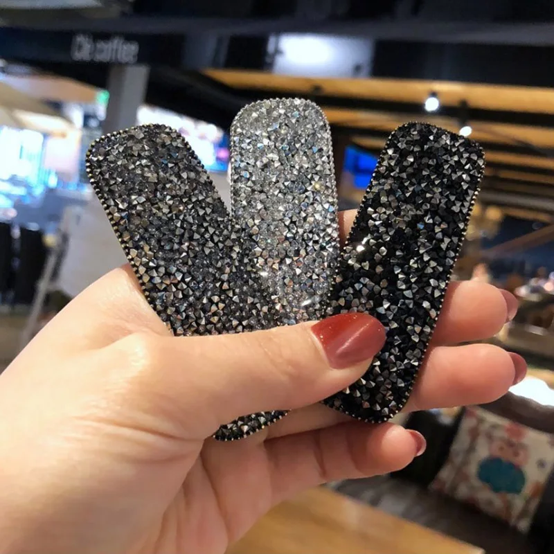 Заколки для волос с бусинами женские сияющие хрустальные стразы милые