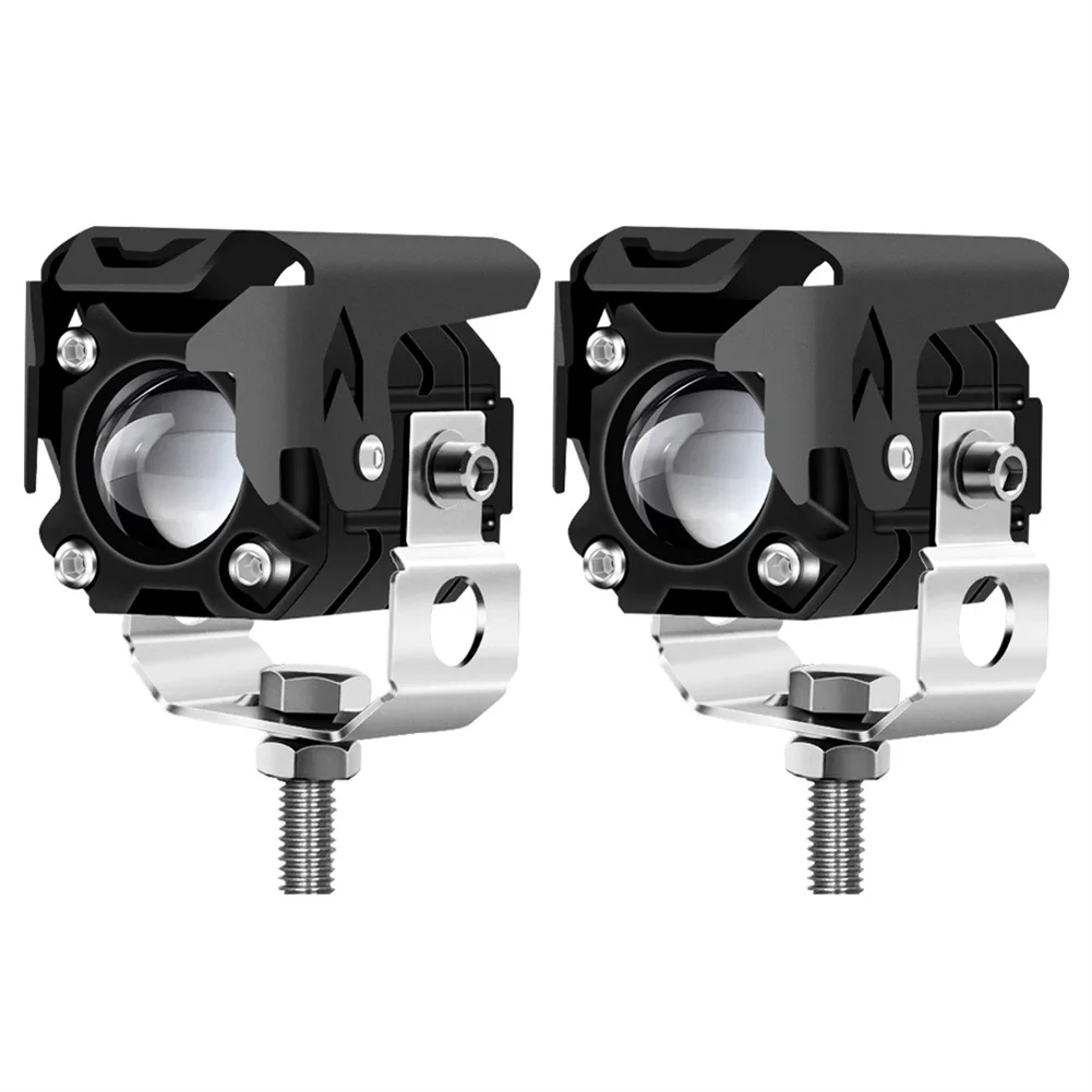 

Motorcycle Fog Lights 9-30V 6000LM White Amber Hi Lo Beam Driving Spotlight Headlamp LED Work Light for Motorcycle 4x4 Trucks