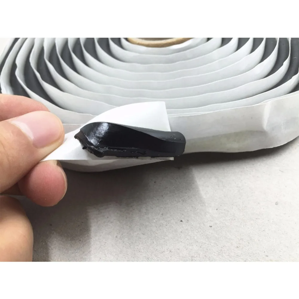 Черный Снэк бутил резиновый клей Автомобильный Дверной край светодиодный