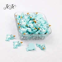 jojo bows 10pcs resin dolphin patches gold horn accessories diy hair rope hair bows ornament materials apparel sewing supplies
