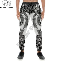 vikings munin raven tattoo 3d printed men pants harajuku fashion trousers autumn casual joggers pants ck 001