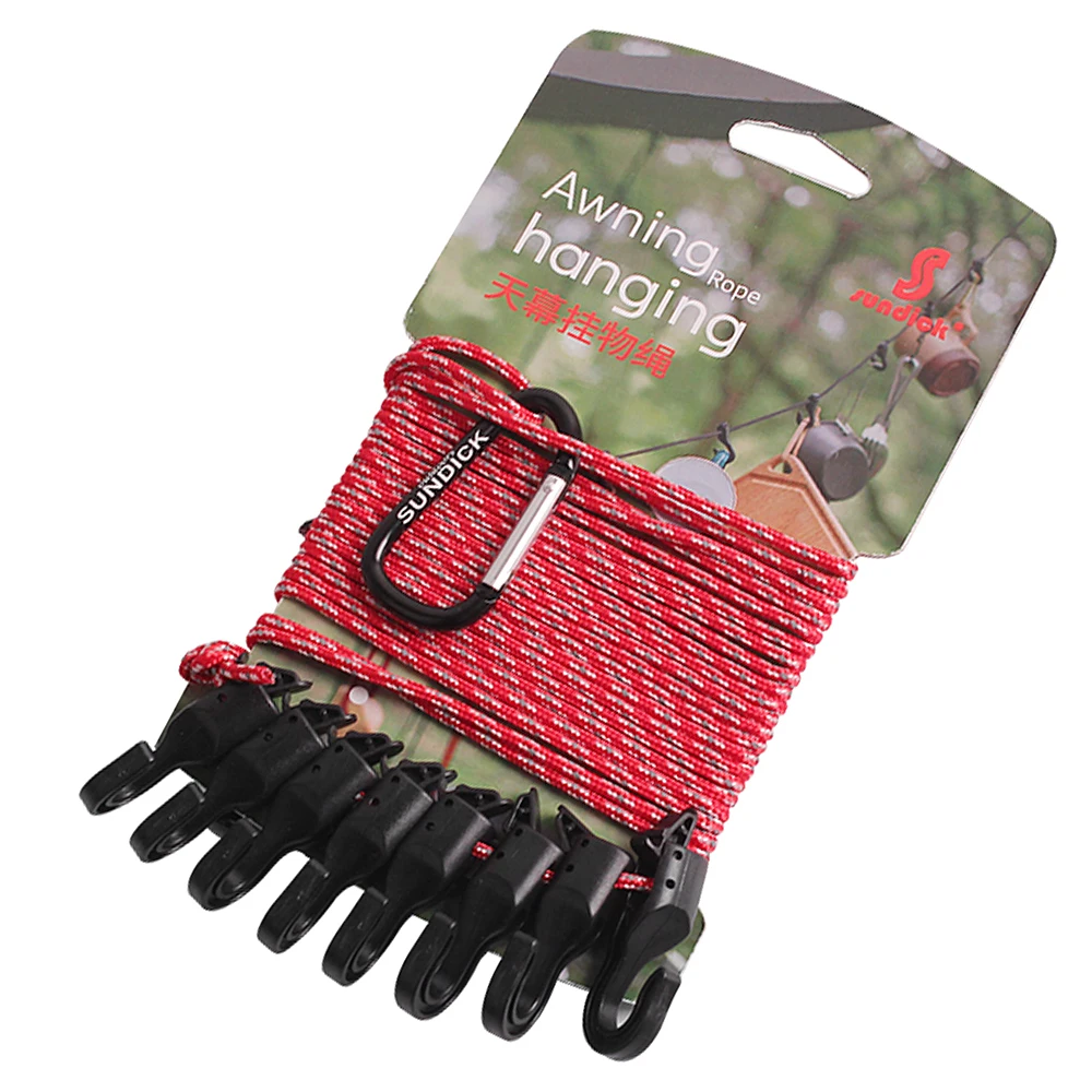 Sunчлен 14 футов уличная подвесная Веревка Регулируемая противоскользящая для