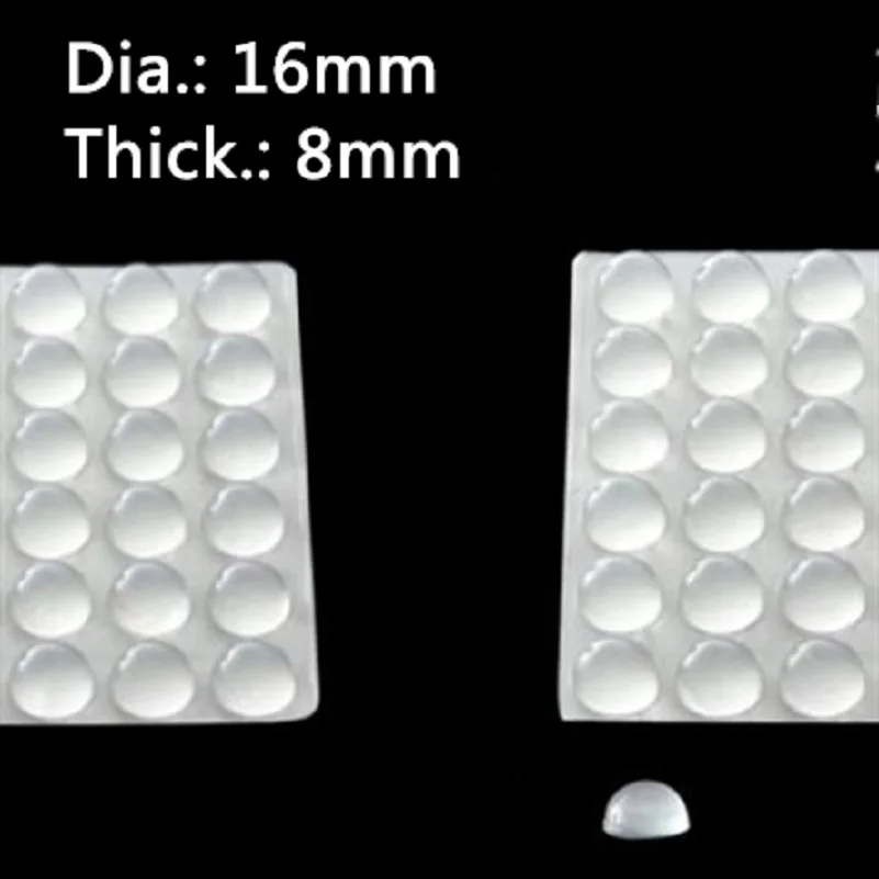 Прозрачные самоклеящиеся резиновые бамперы для шкафа силиконовые мебельные