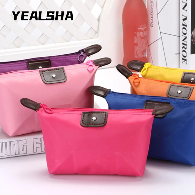 

Модная Женская дорожная косметичка, сумка для хранения пельменей карамельных цветов, водонепроницаемая складная сумка для мытья