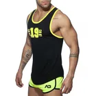 Фитнес-рубашка для бега, модная быстросохнущая спортивная одежда без рукавов, дышащая спортивная одежда 2020, мужская майка с принтом, Топ