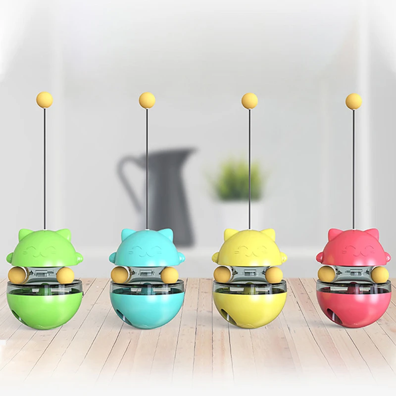 

The New Tumbler Cat Turntable Swing Slow Food Leaking Ball Dog Toy Tease Cat Self-Hey Puzzle Pet Supplies