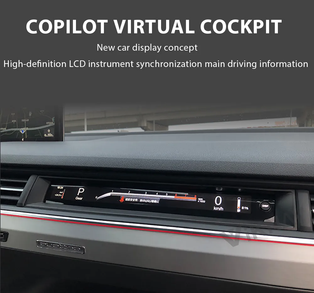 

Android автомобильный приборной панели для AUDI A4 A5 A6 Q7 2016-2020, ЖК-дисплей, мультимедийный блок, головка