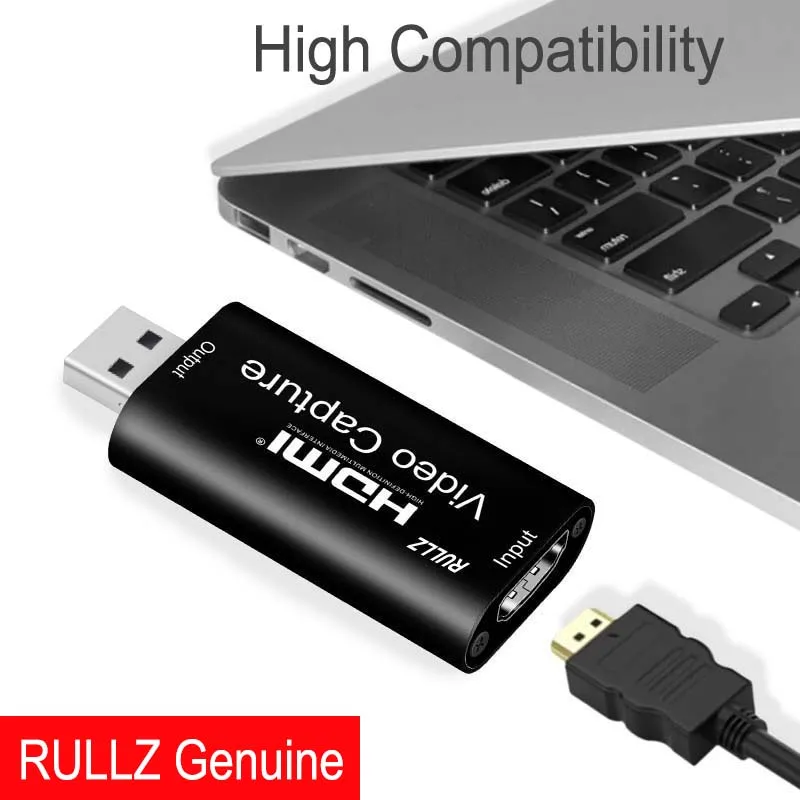 Оригинальная карта захвата Rullz 4K HDMI устройство игр USB 1080P для записи видео ПК