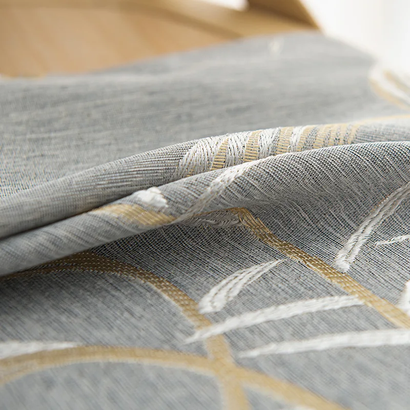 

High Shading Fabric Curtains for Living Room and Bedroom Modern Minimalist High- Quality Curtains Left and Right Biparting Open