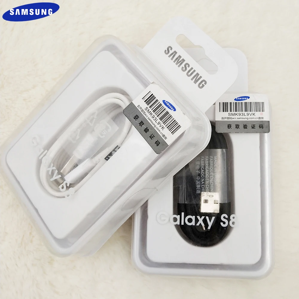 Оригинальный Samsung S8 S9 S10 S20 Plus Быстрый зарядный кабель USB 3 1 Type C Дата-кабель для Galaxy