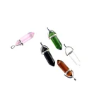 1 шт. модное ожерелье с подвеской из натурального хрусталя, стеклянные подвесные украшения, шестигранное женское ювелирное изделие для девочек, подарки без ниток