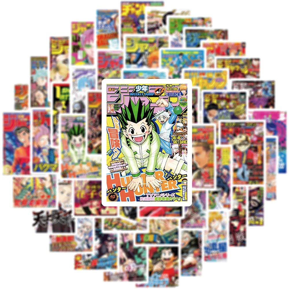 103050pcs anime stickers mix demon slayer jujutsu kaisen stickers poster aesthetic car skateboard laptop bike sticker kid toys free global shipping