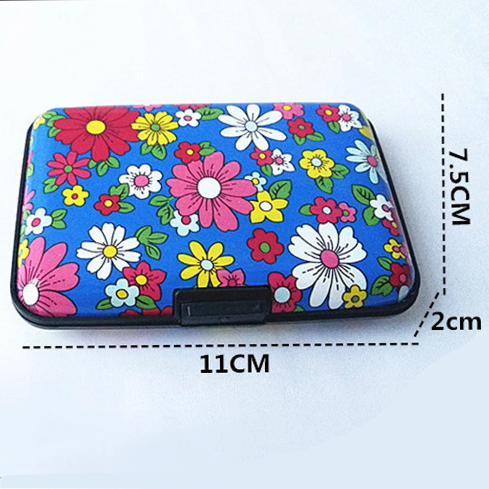 Модный держатель для удостоверения личности практичный алюминиевый Портативный