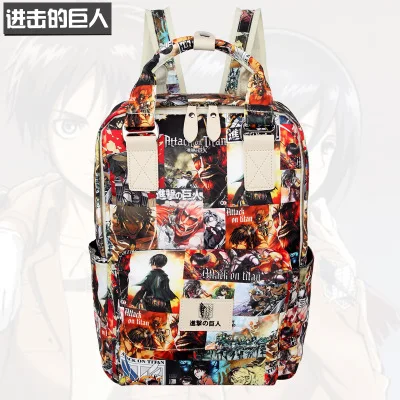 

Attack on Titan Anime Backpacks Rucksacks Cartoon Backpack Casual Student Schoolbags travel Knapsack Unisex gifts New