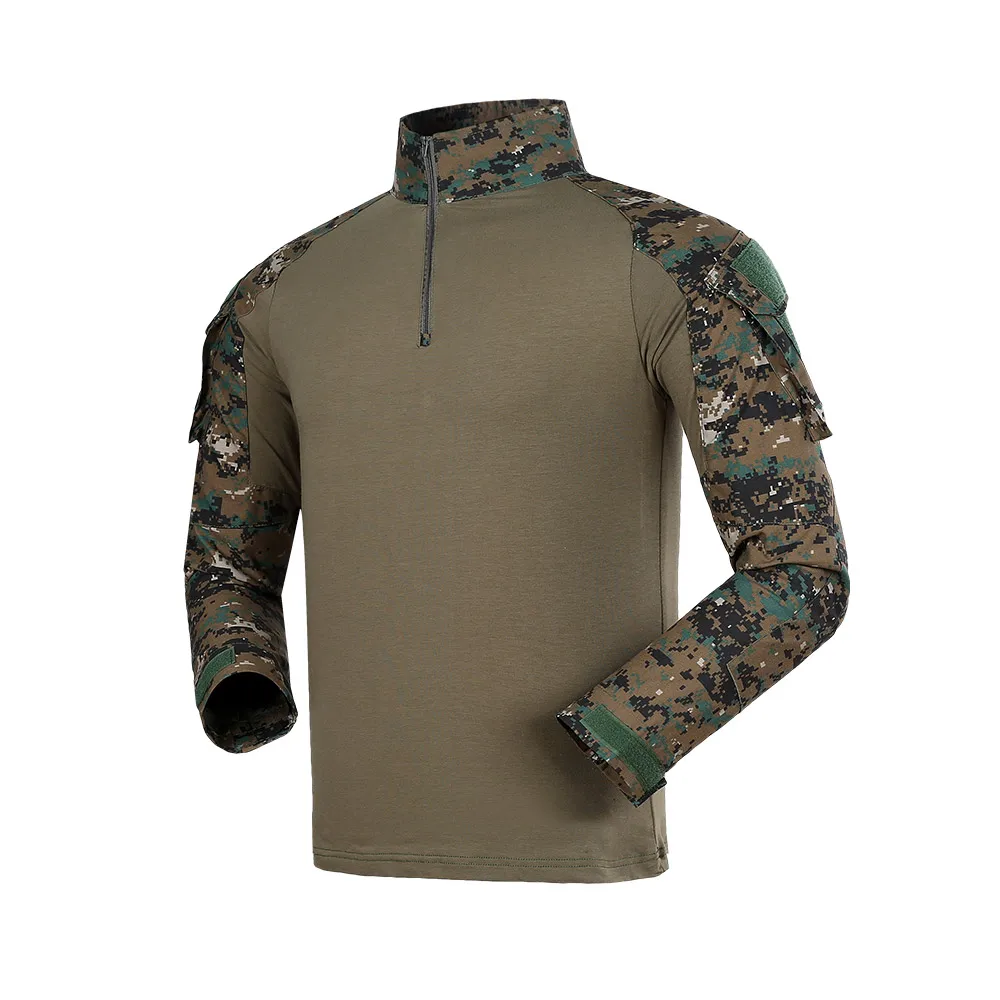 мужская одежда, футболка мужская, Мужская водонепроницаемая камуфляжная рубашка с длинным рукавом, в стиле милитари, рубашка мужская