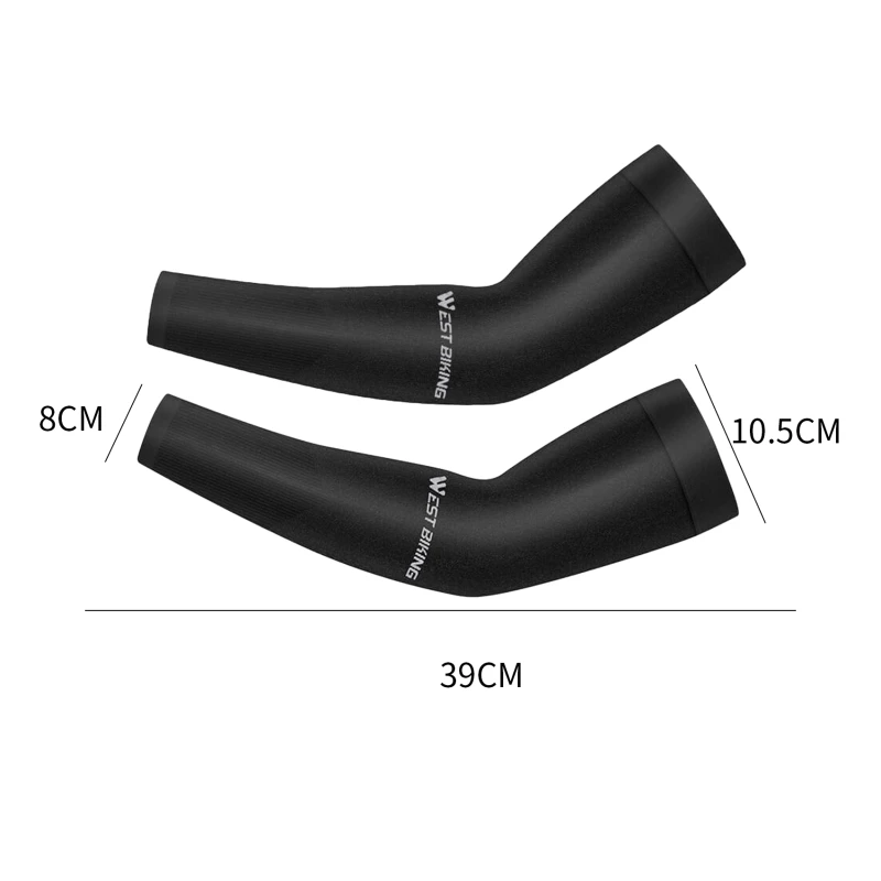 

1Pairs Unisex Cooling Arm Sleeves Cover Cycling Running UV Sun Protection Outdoor Men Nylon Cool Arm Sleeves For Hide Tattoos