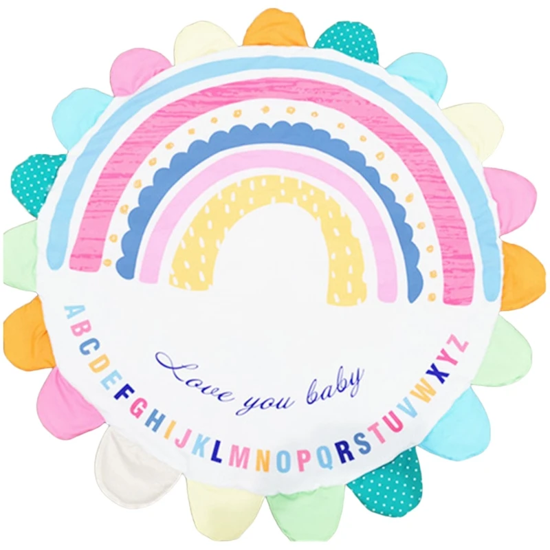 Baby Play Mat Memory Foam for Machine Washable 47 inches Large Non Slip Floor Playroom Decor |