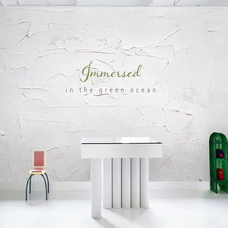 3D Ретро ностальгическая мутчатая роспись магазин одежды молочный чай салон