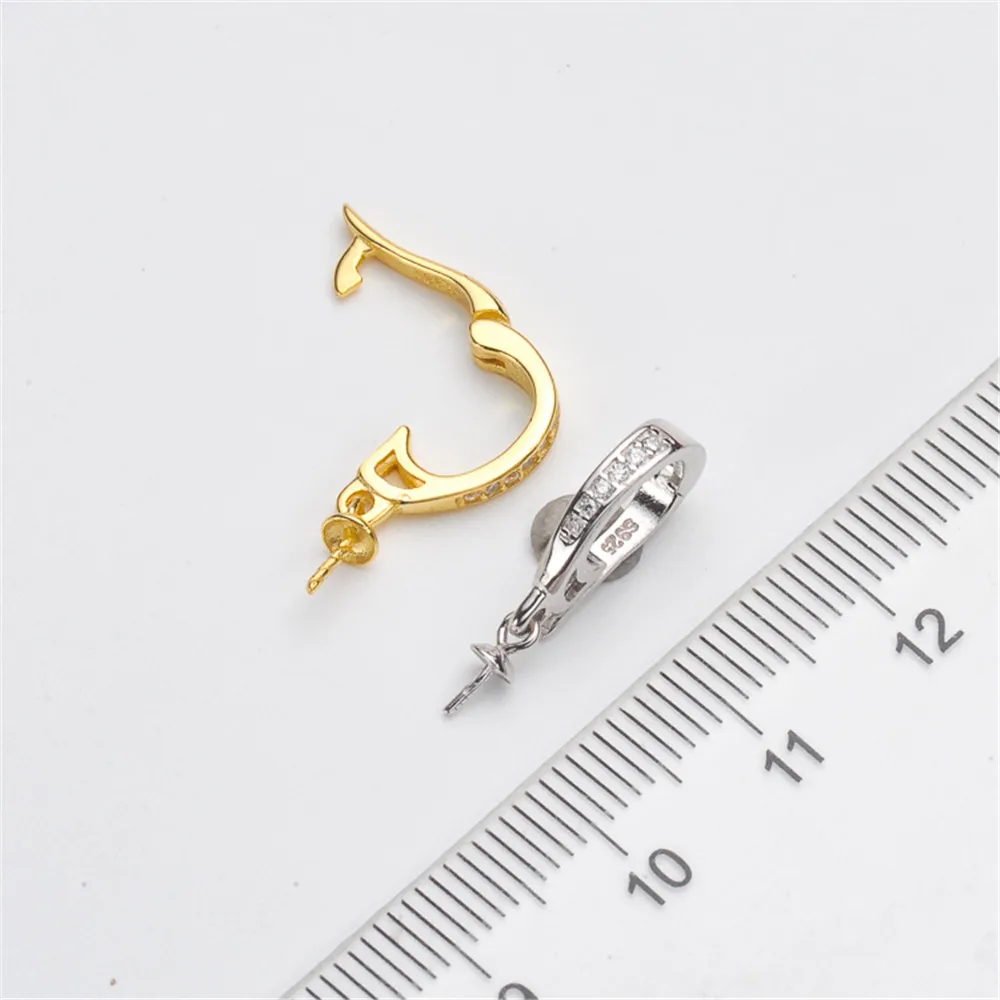 

Real Solid 925 Sterling Silver Connector Oysters Pearl Bead Caps Diy Jewelry Accessories