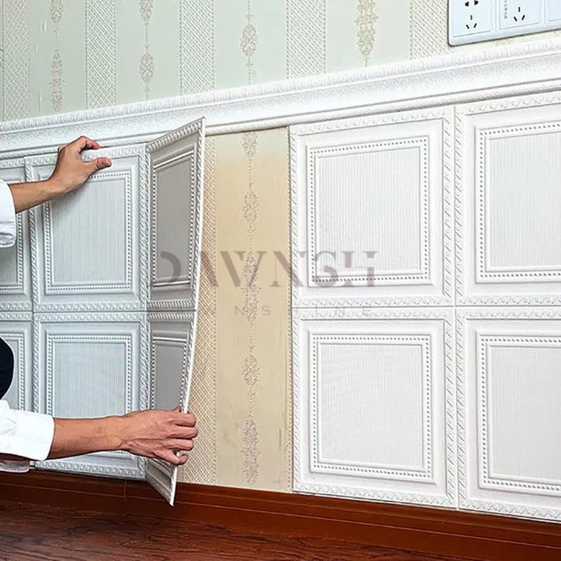 

3D Wall Stickers Living Room Sofa TV Background Decoration Mural Art Decals Home Decor Sticker