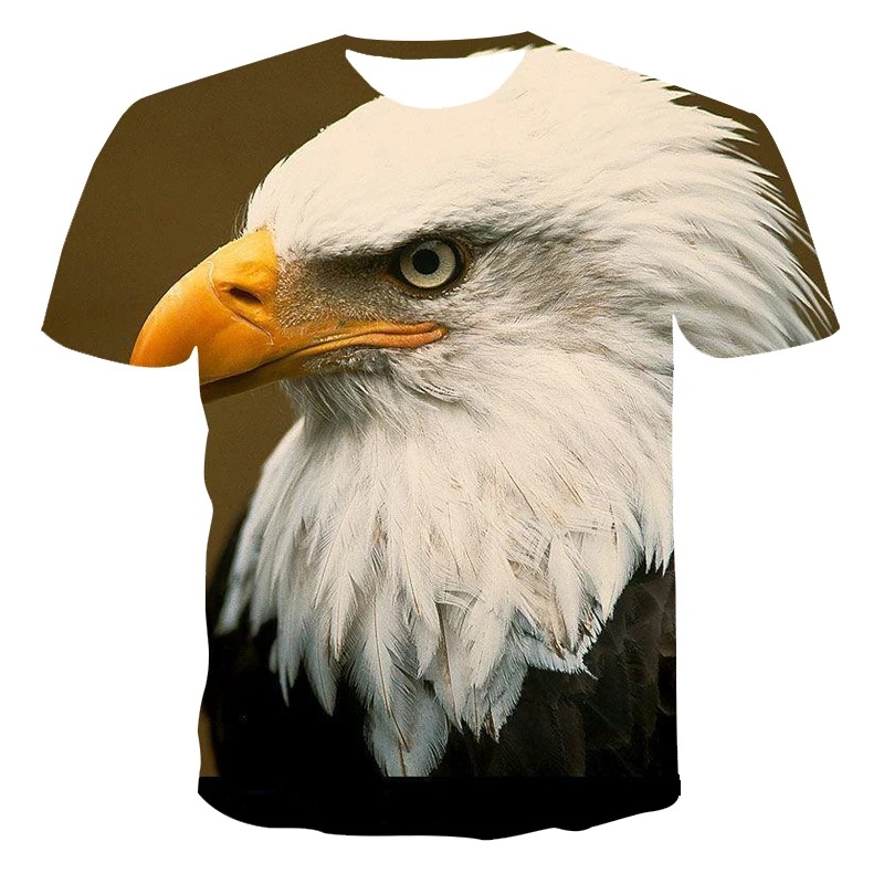 

2020 The new fashion 3D T-shirt short sleeve men's summer fashion top animal print 3DT shirt men's clothing