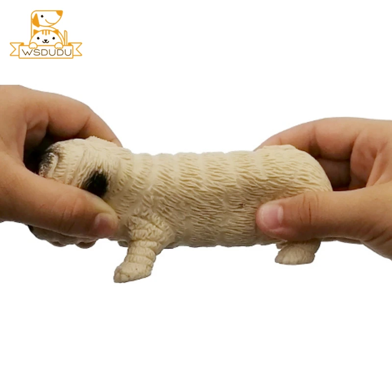 Милые Мопсы мягкие сжимаемые игрушки Смешные Мультяшные Животные Собака