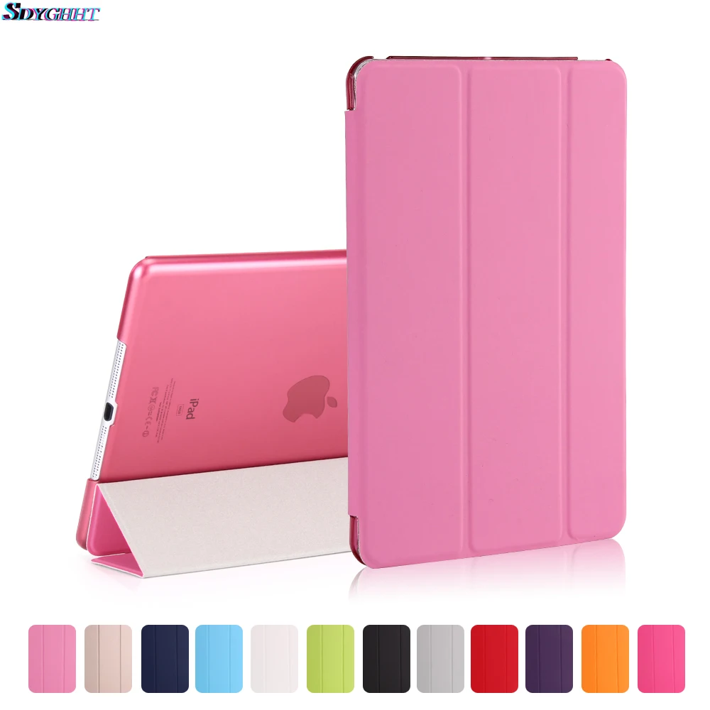 Высокое качество защитный чехол для 2017/2018 новый iPad 9 7 A1822/A1893/1823/1954 с smart будильника