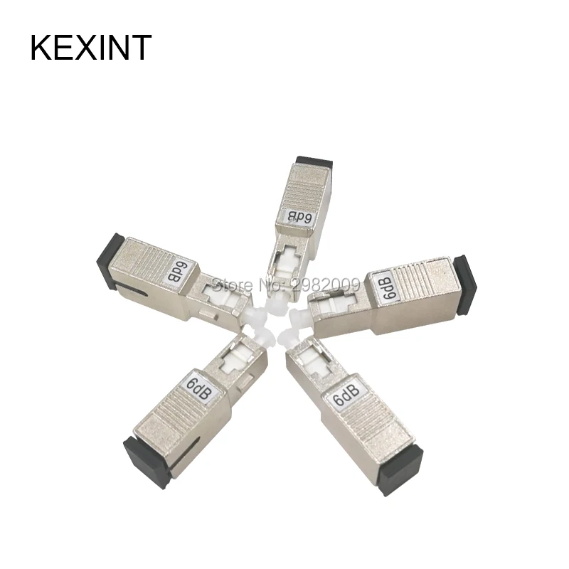 Wholesale Fiber attenuator optic sc/upc female-male 6db /10Pieces | Мобильные телефоны и аксессуары