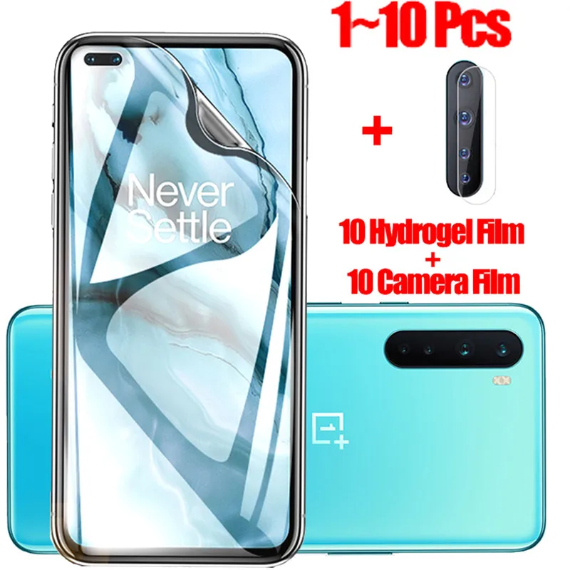 1 10 шт Гидрогелевая пленка для Oneplus 9 Pro Nord мягкое стекло ванплас про защитная на 8 7t
