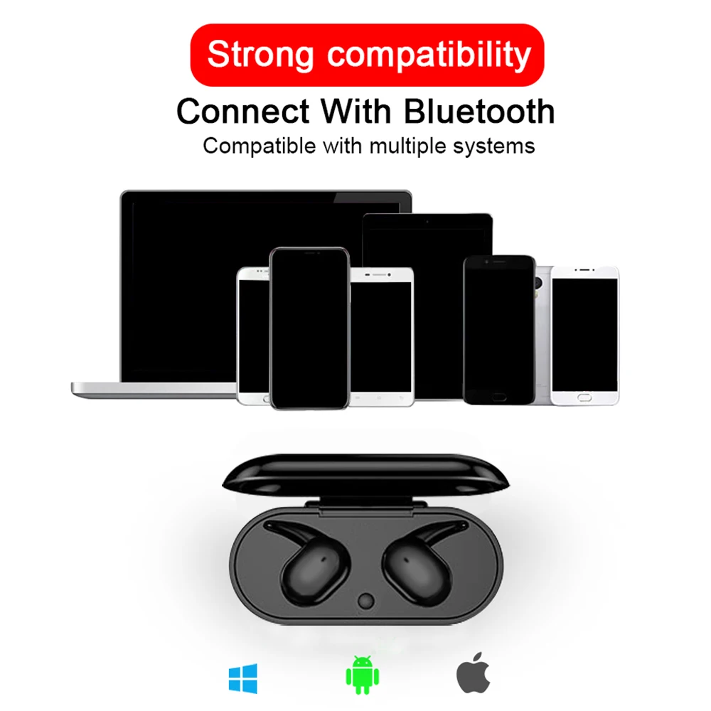 Настоящие беспроводные наушники Bluetooth 5 0 TWS IPX5 Auriculares Inalambrico для samsung Xiaomi|Наушники и