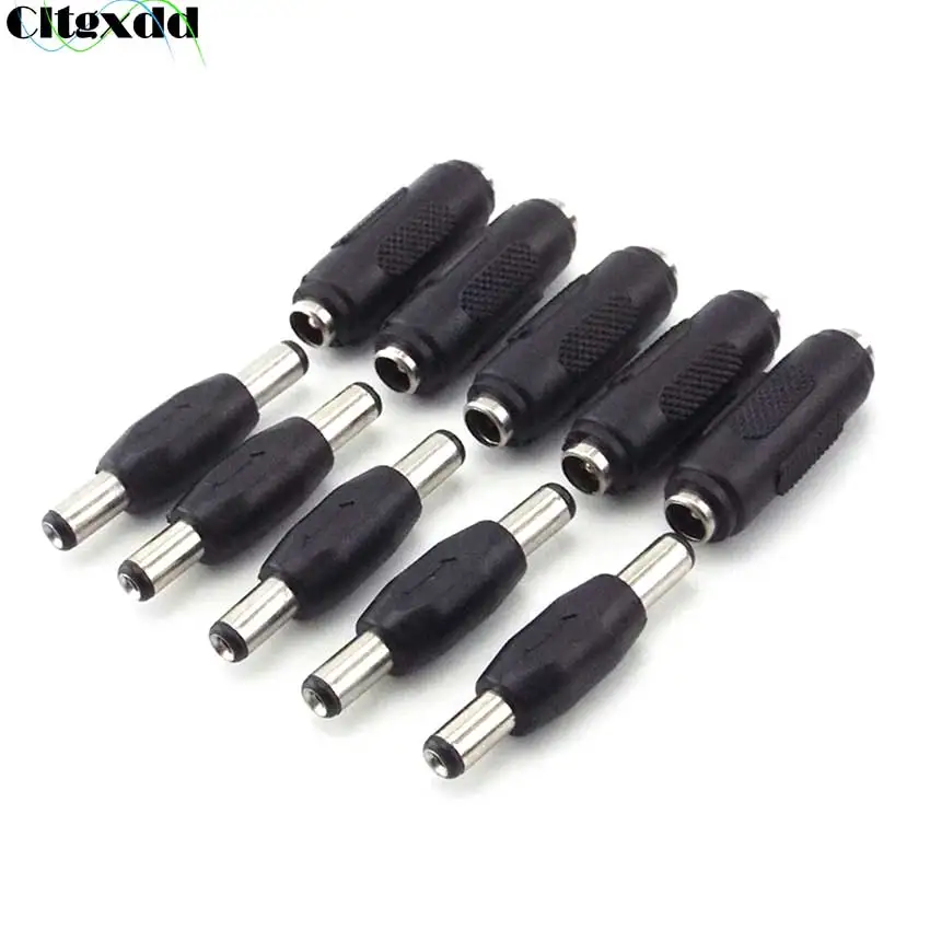 

Cltgxdd 10X 5,5*2,1 мм разъем постоянного тока штекер-штекер разъем питания гнездо-гнездо провод панель монтажный адаптер 5,5 мм 2,1 мм