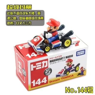 Аниме Покемон Пикачу томика металлическая модель автомобиля Супер Марио герой