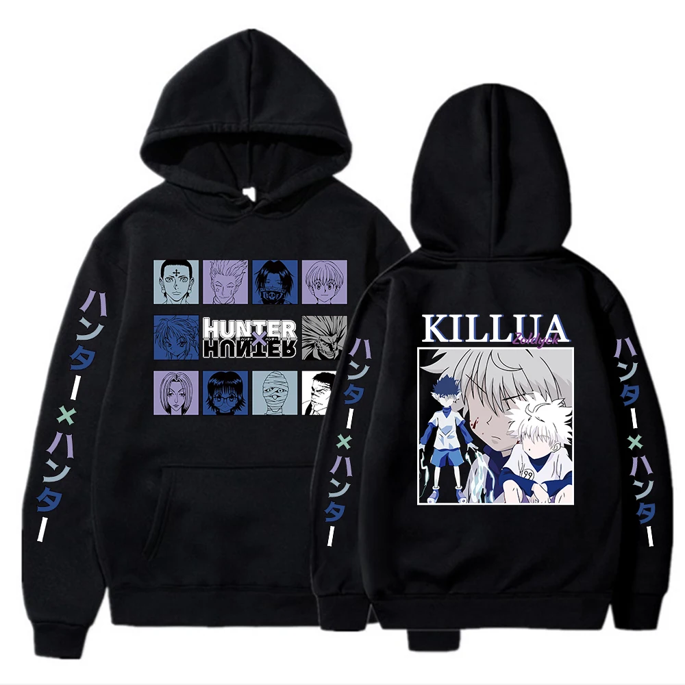 Anime Hunter X Printed Men Women Hoodie Harajuku Sweatshirts hip hop loose pullover Tops Clothes | Мужская одежда