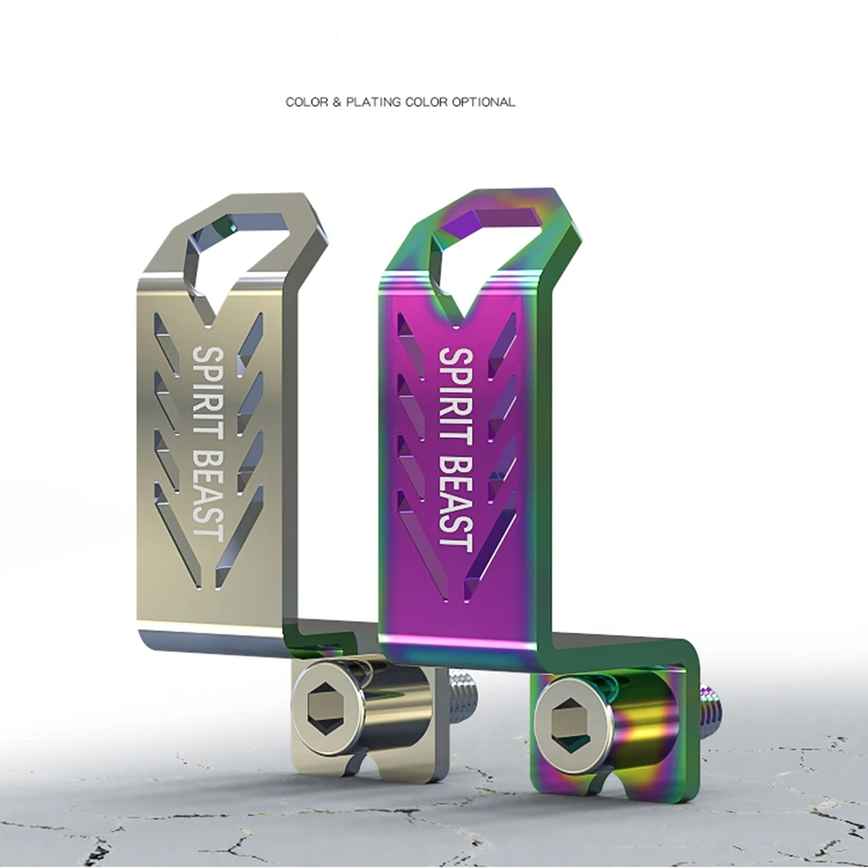 Spirit Beast Универсальный мотоциклетный модификационный передний крюк для хранения шлема и багажа 6 мм для Suzuki Yamaha Honda Benelli NIU и др.