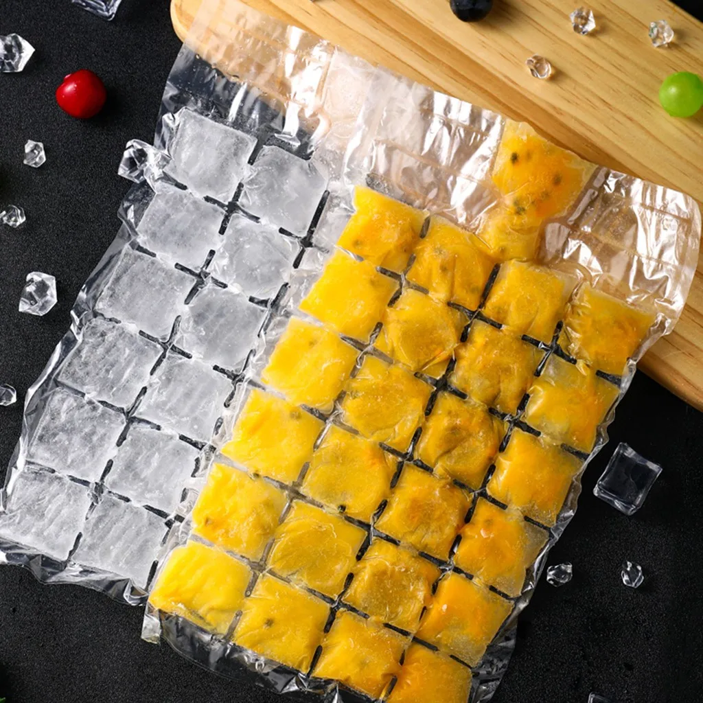 28 сеток пластиковый пакет для льда одноразовые прозрачные пакеты мороженого на