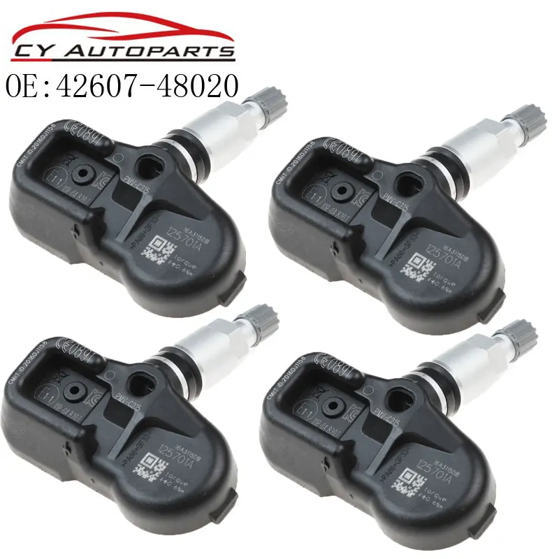 4 шт. датчик давления в шинах для Toyota C HR Pacific Camry Corolla Lexus LS500h LX570 RX450h 42607 48020 4260748020 PMV