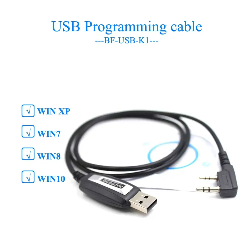 Baofeng USB кабель для программирования для Baofeng UV-5R UV-82 BF-888S PTT иди и болтай Walkie Talkie двухстороннее радио