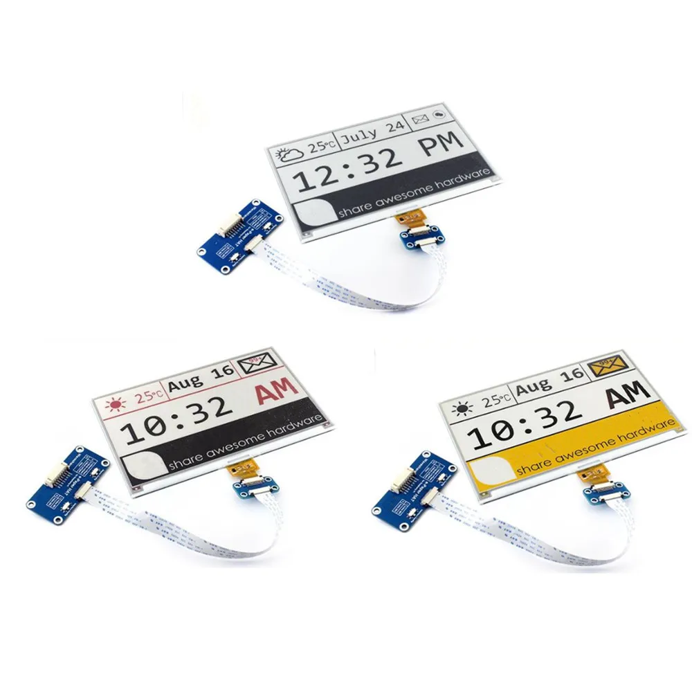 7 5 дюймовый модуль для чернил электронный бумажный дисплей SPI интерфейс