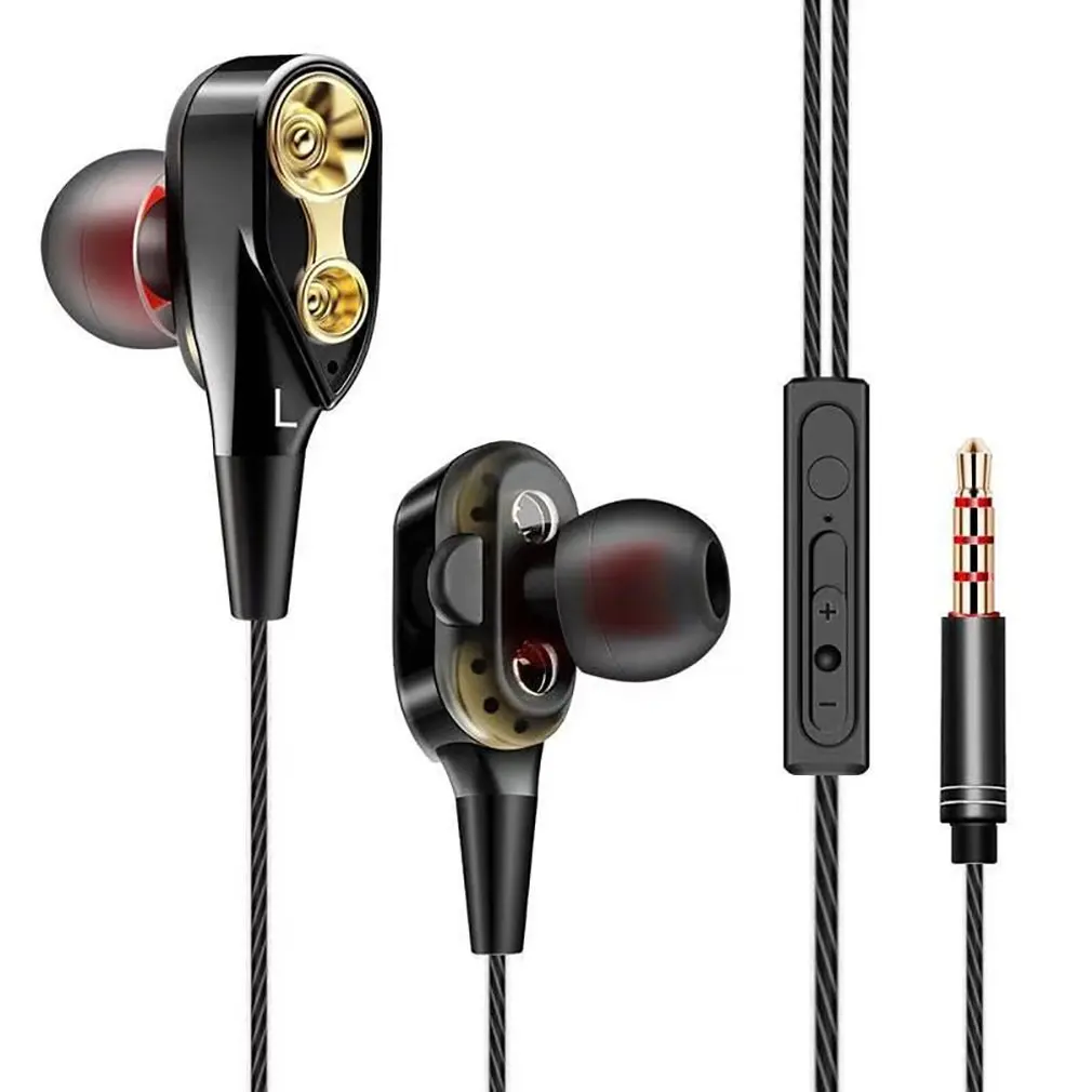 Hi-Fi наушники с усиленными басами и двойным динамическим драйвером Беспроводная