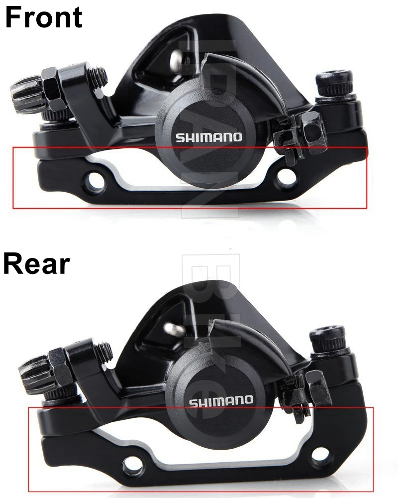 Скобы механического дискового тормоза Shimano Tourney TX BR-TX805 резиновые колодки BR TX805